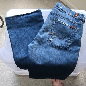 7 For All Mankind Blue Jeans